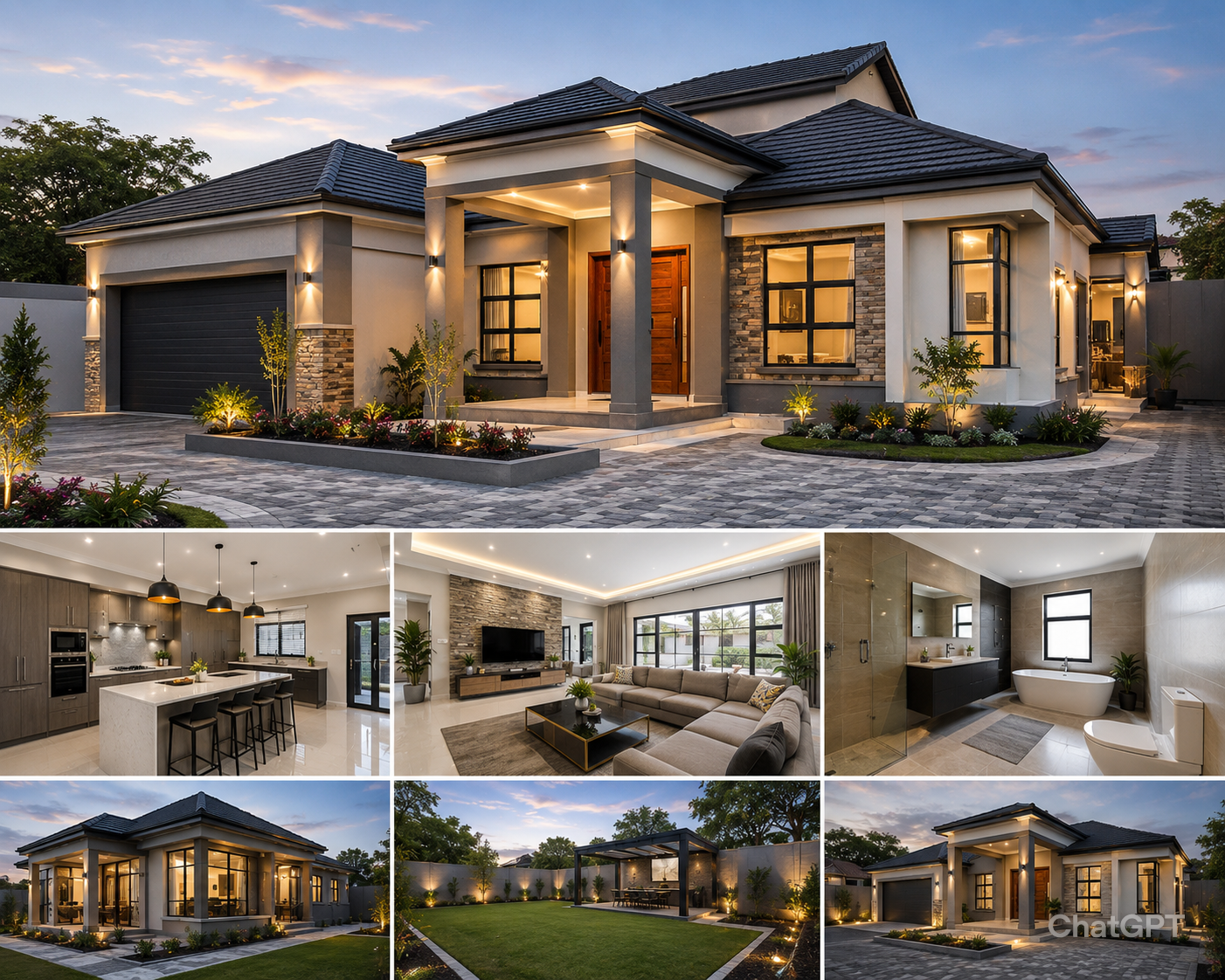 Completed Luxury Residential Home by JB Constructions